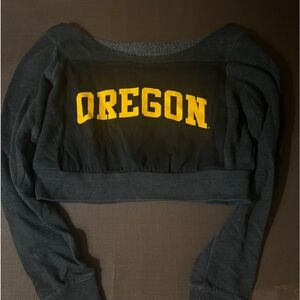 Oregon Ducks cropped vintage sweatshirt